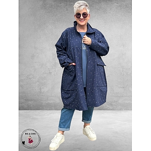 AKH Jas Sofshell Blauw-Dots